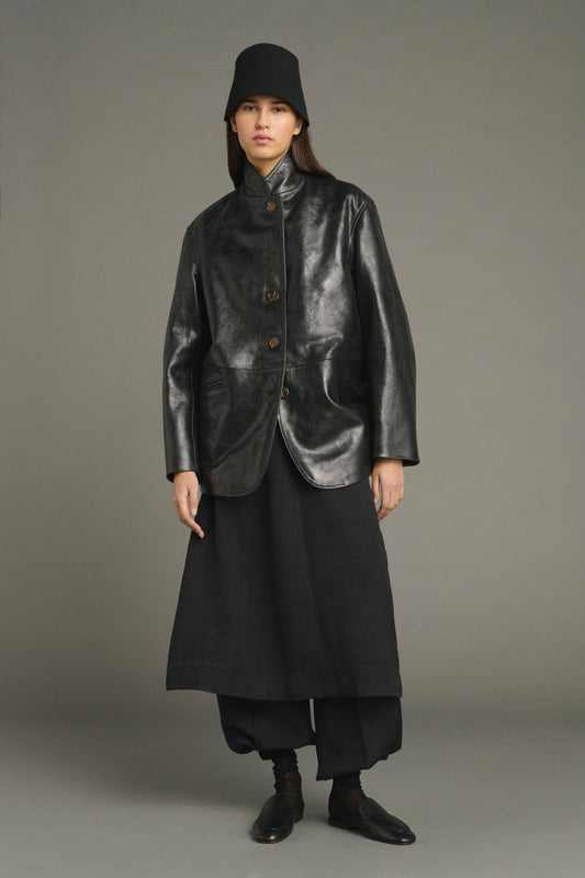 Veste Luciano - Noir - Cuir - Femme