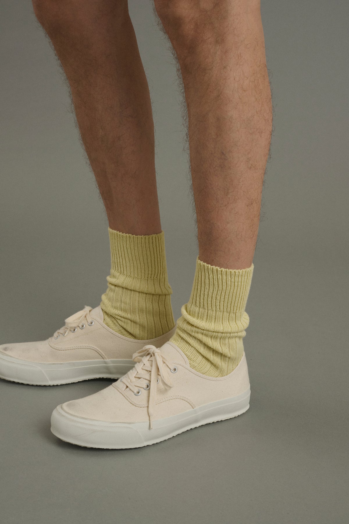 Calcetines Barth - Amarillo pálido - Algodón - Hombre