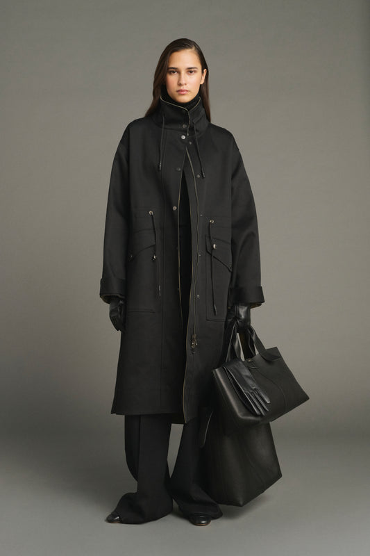 Sac Suave - Noir Cuir Grainé Baguette - Soeur