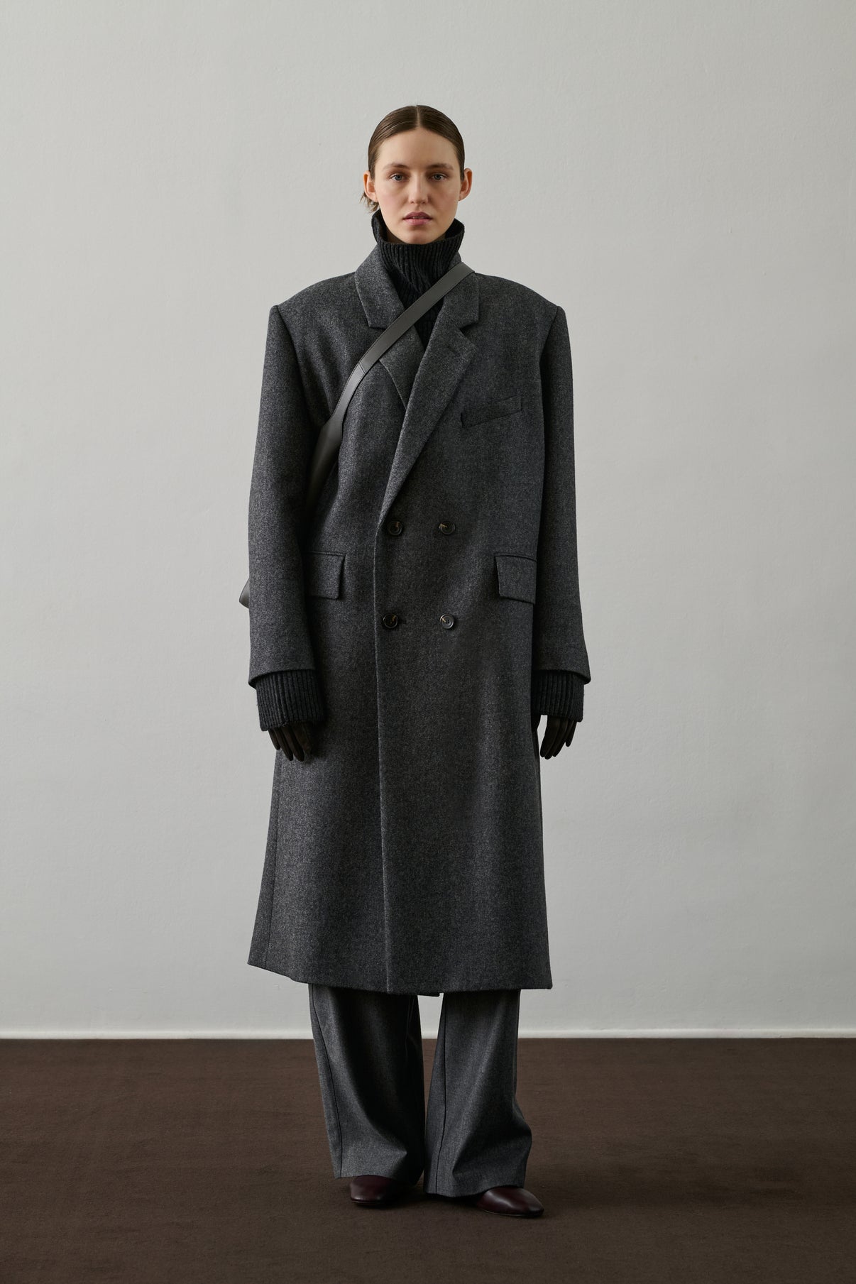 Pantalon Cole - Gris - Laine - Femme vue 5