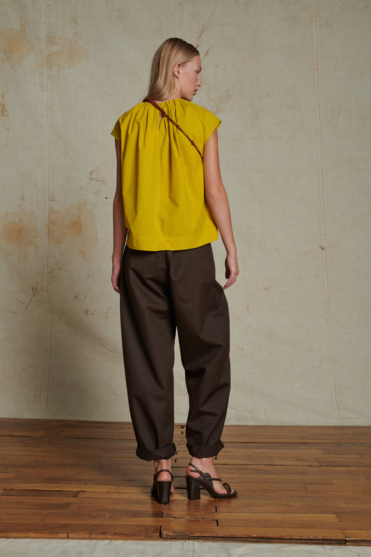 Chemise Annie - Jaune Doré - Coton - Femme