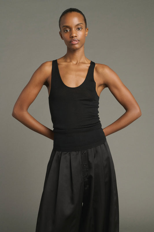 Jersey Juliana - Negro - Lana Merino - Mujer