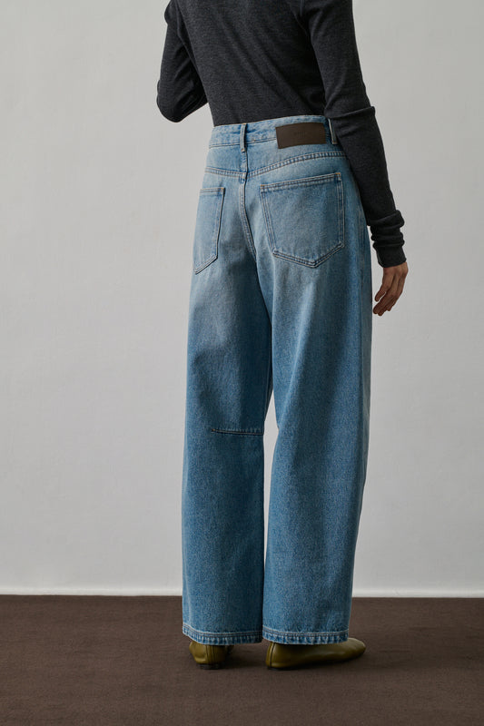 Jean Eliott - Denim Bleu Délavé - Coton - Femme