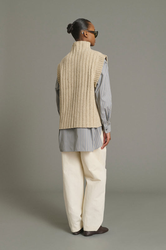 Pull Jethro - Beige Clair - Laine - Femme