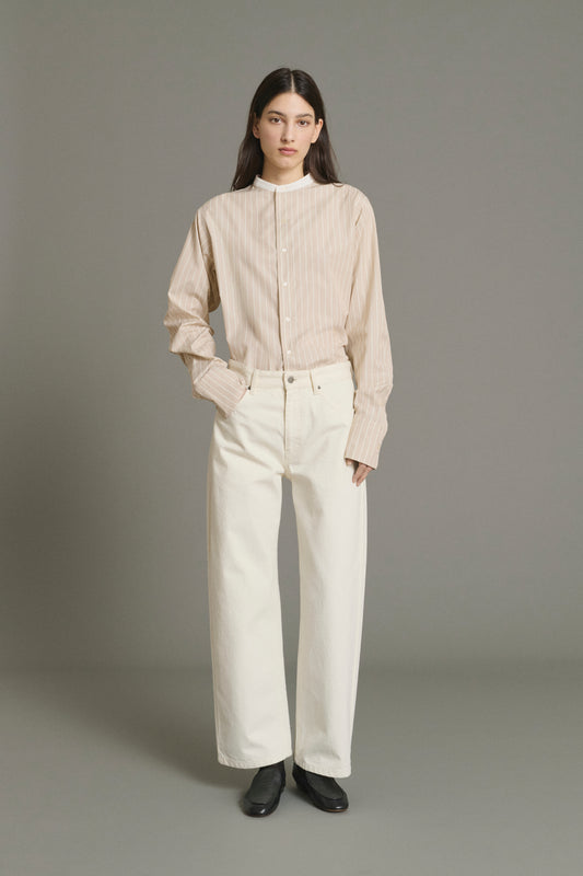 Jeans Harrison - Ecru - Cotton - Women