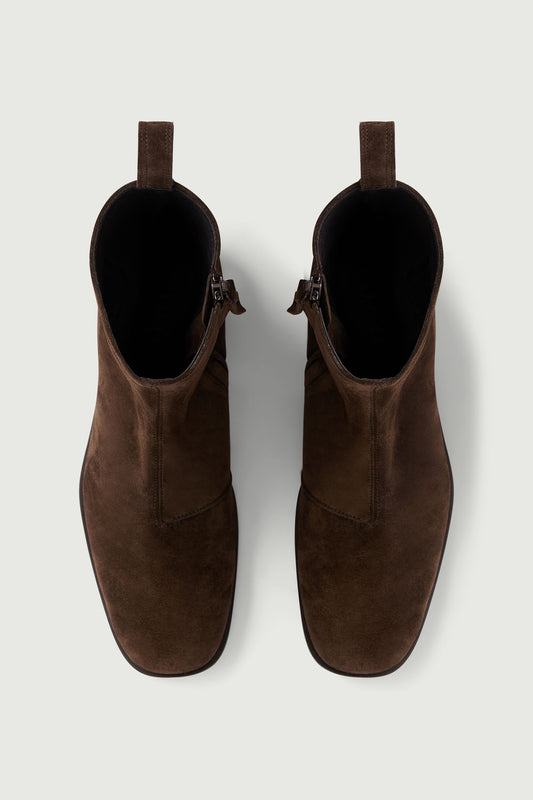 Botines West - Marrón - Cuero - Mujer