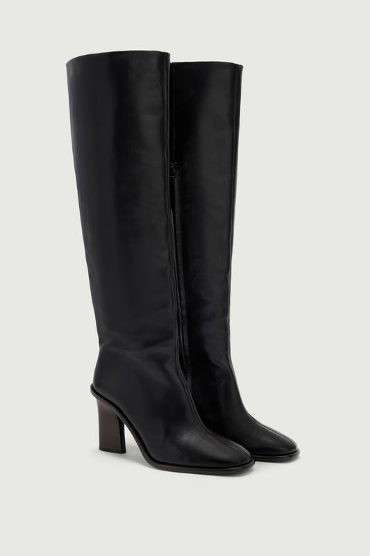 Bottes Livia - Noir - Cuir - Femme