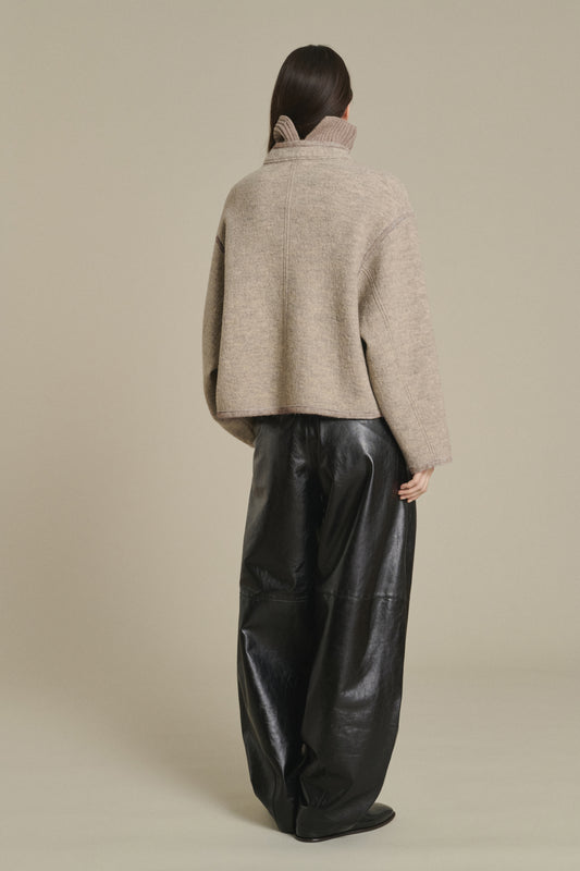 VESTE OLYMPE BEIGE/GRIS