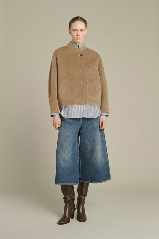 ABRIGO WINDSOR CAMELLO JASPEADO