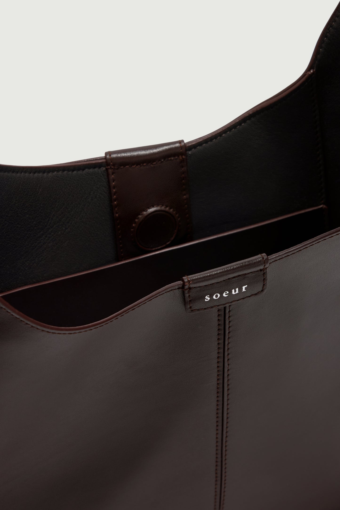 Sac Cosima Mini - Marron - Cuir - Femme