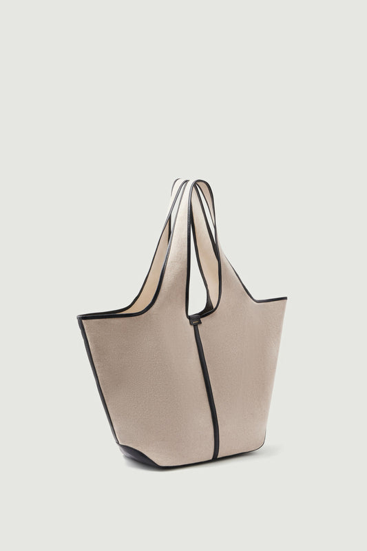 Cabas Douce - Crudo/Negro - Cuero - Mujer