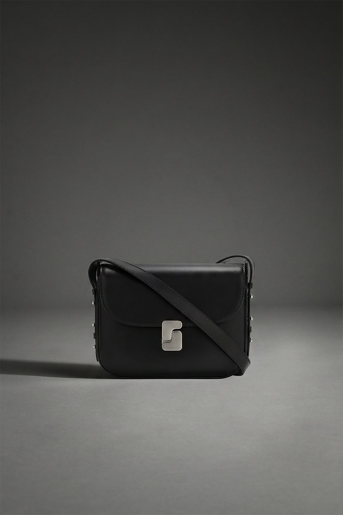 Sac Bellissima Mini - Noir Cuir Box Boucle S - Soeur