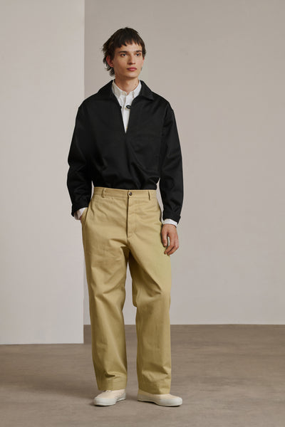 ●Sienne● Berni Washing Cotton Pants Beige S4SPT048 001_PIERRE_GLENN_CHET_0074_gra