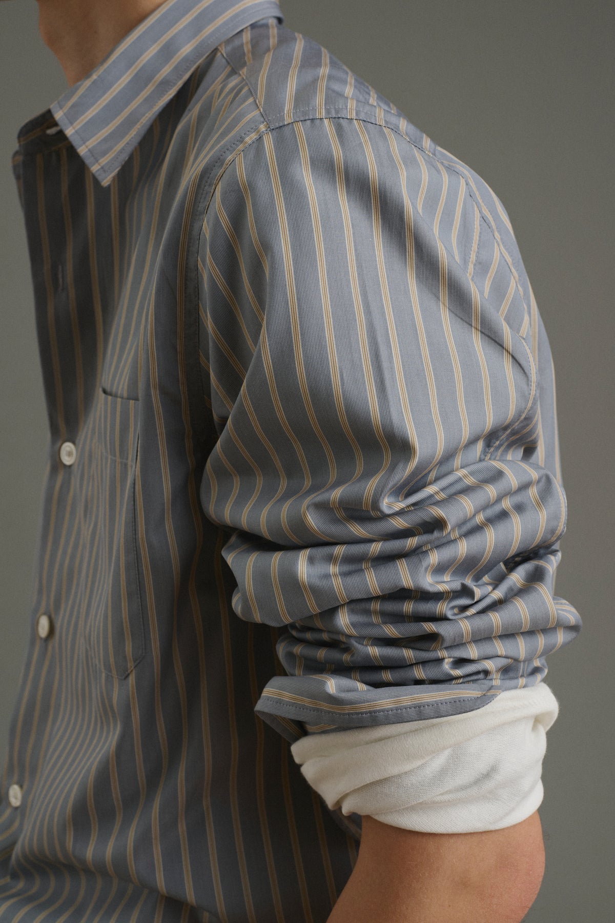 Chemise Glenn - Anthracite/Bronze - Coton - Homme vue 2