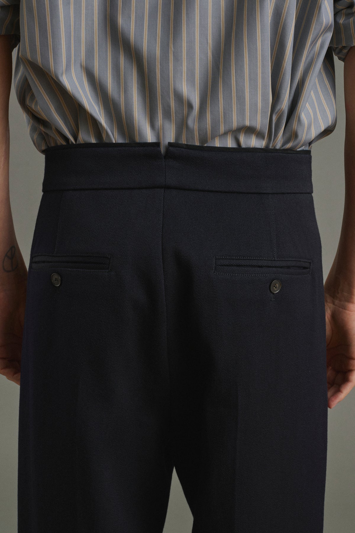 Pantalon Antonin - Dark Navy - Laine - Homme vue 5