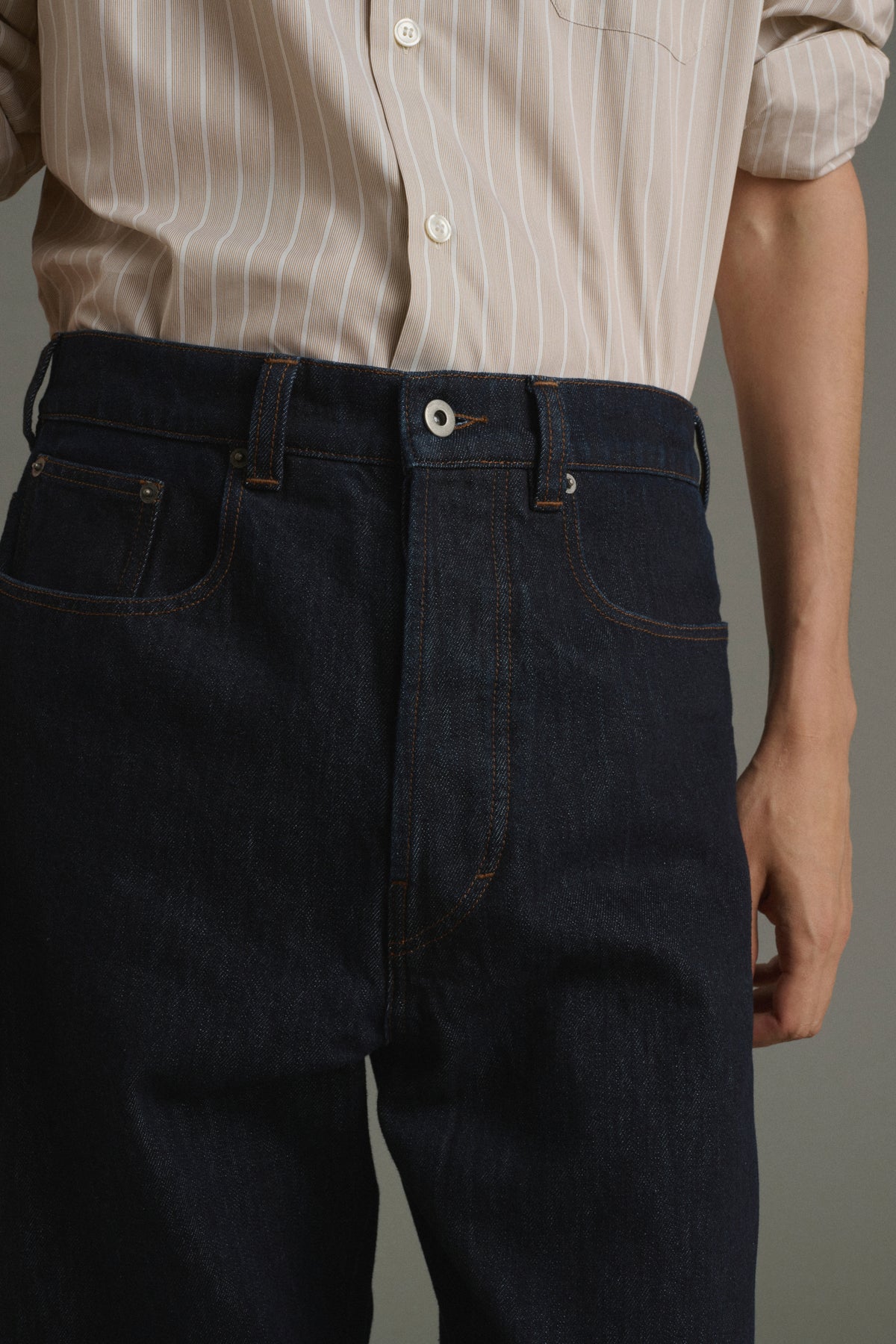 Jean Tom - Bleu Brut - Coton - Homme