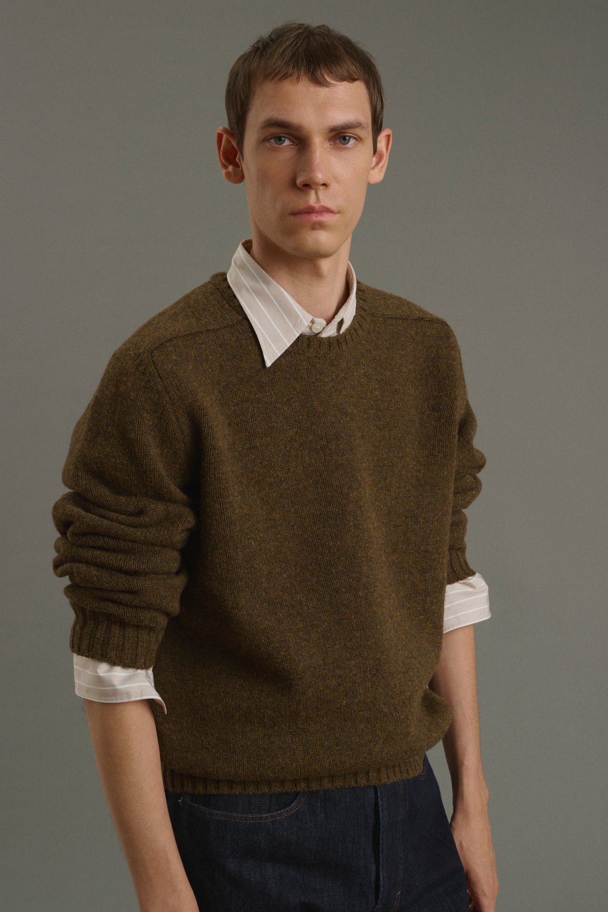 Pull Isamu - Marron - Laine - Homme