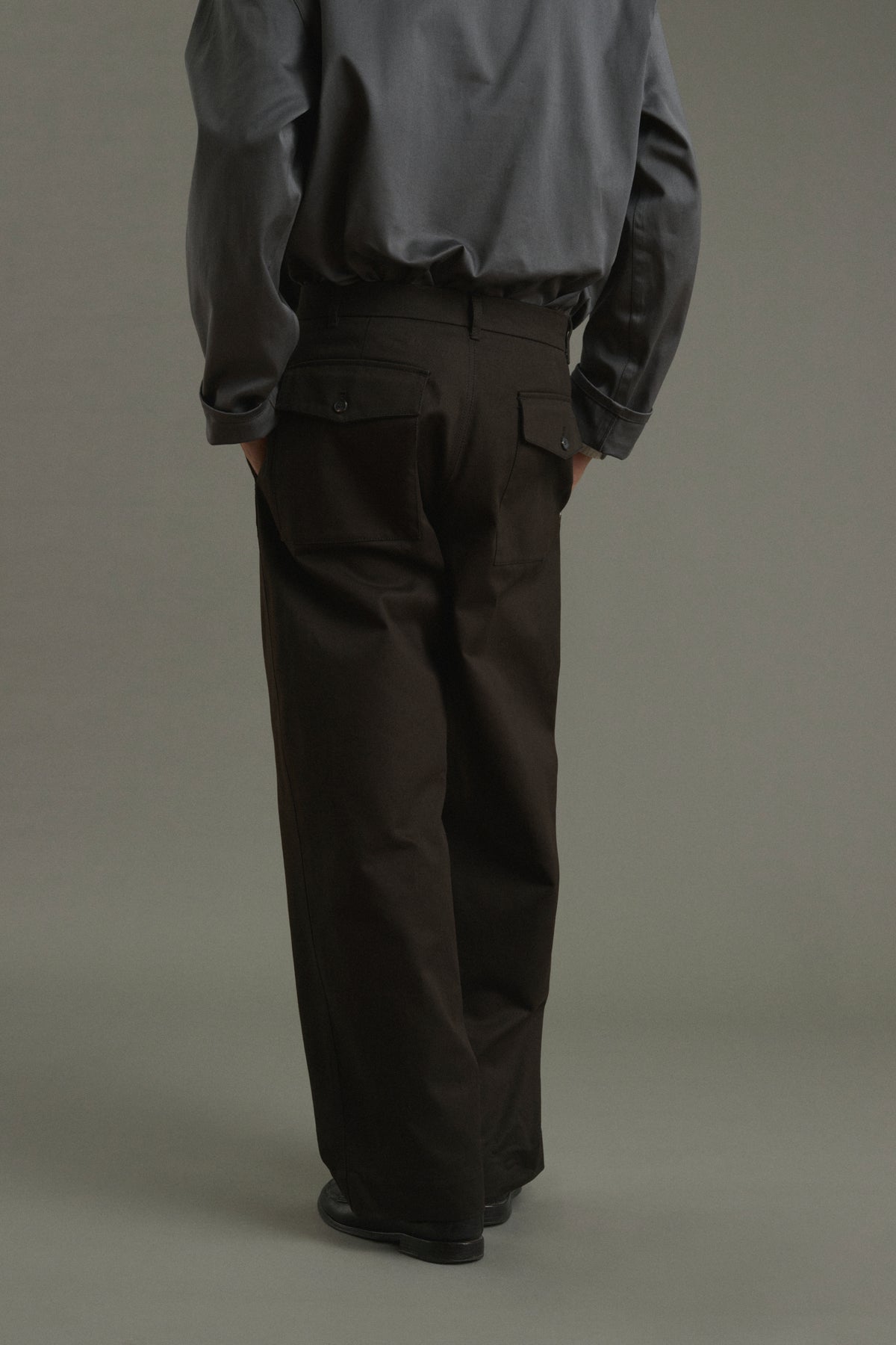 Pantalón Chet - Marrón - Algodón - Hombre vue 3