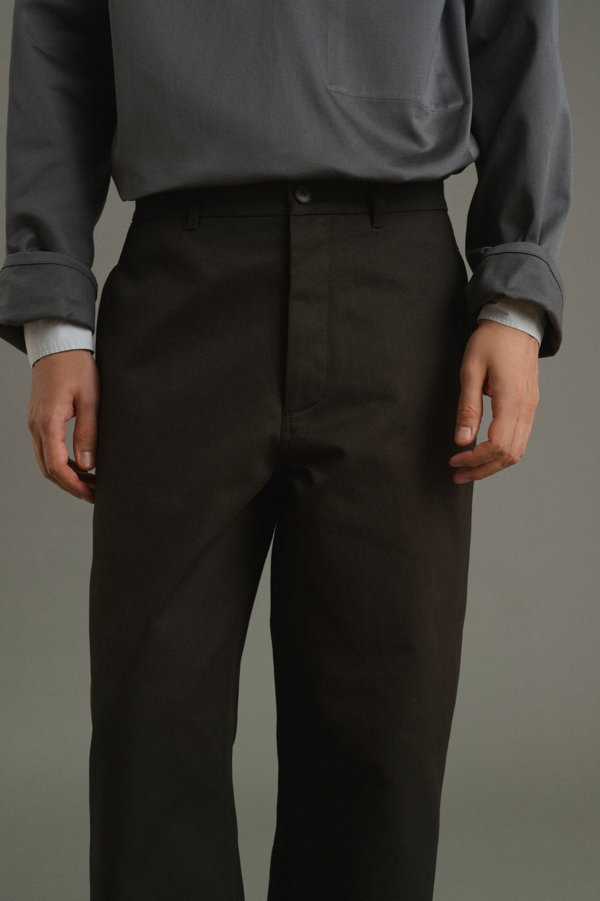 Pantalón Chet - Marrón - Algodón - Hombre vue 4