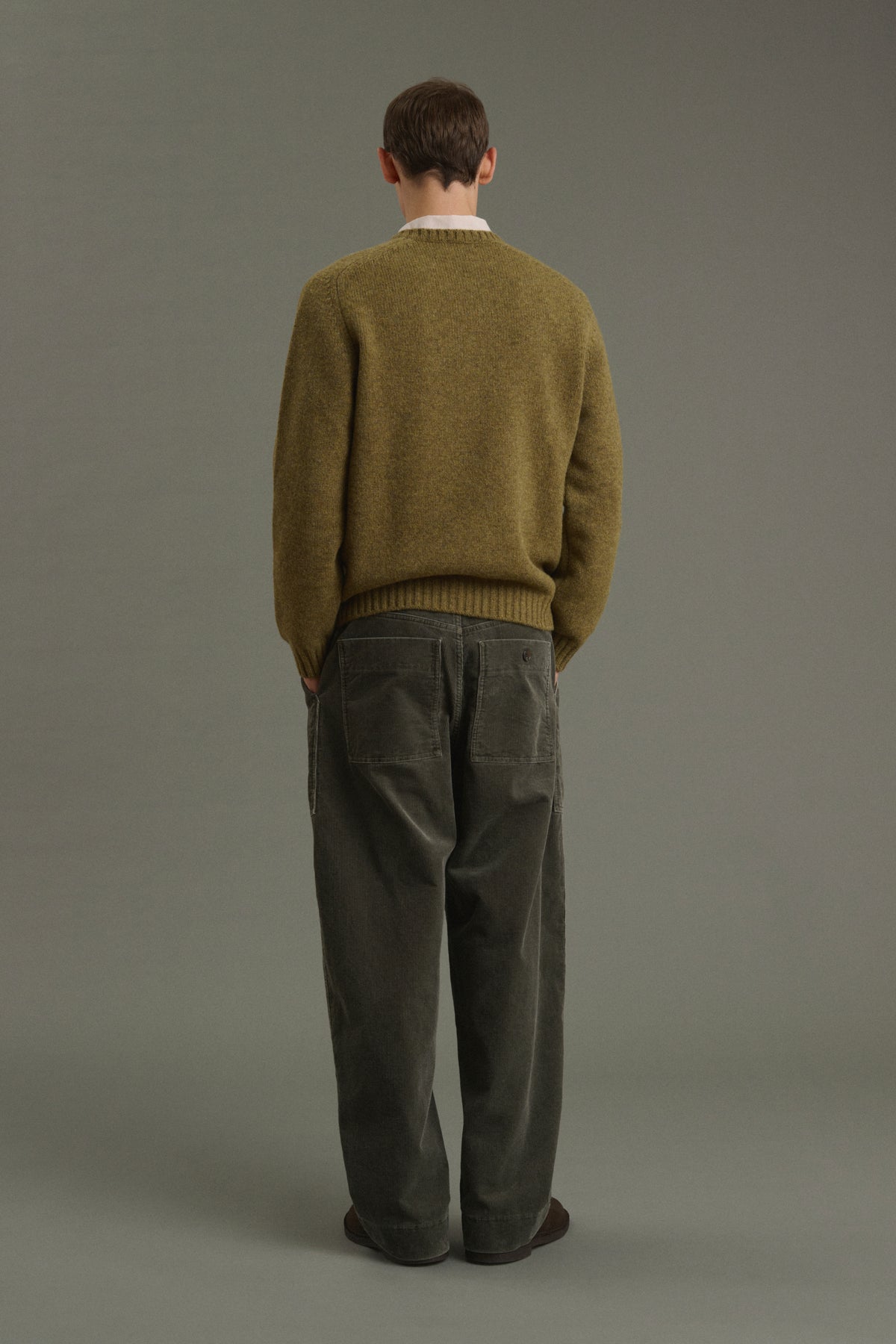 Pantalon Kurtis - Gris Vert - Coton - Homme vue 2