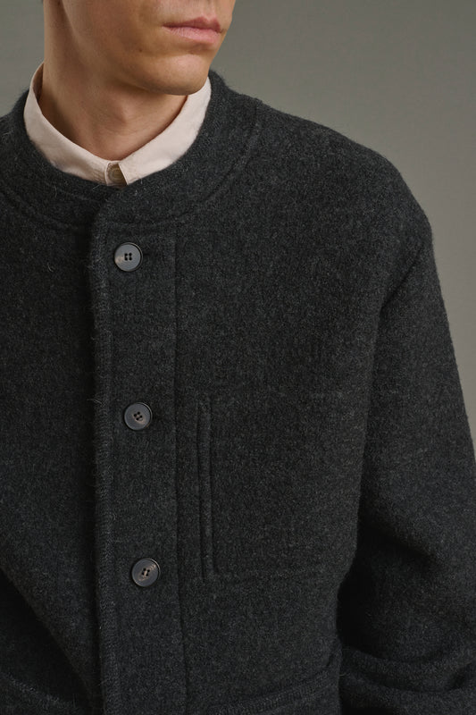 Chaqueta Aliocha - Gris antracita - Lana - Hombre