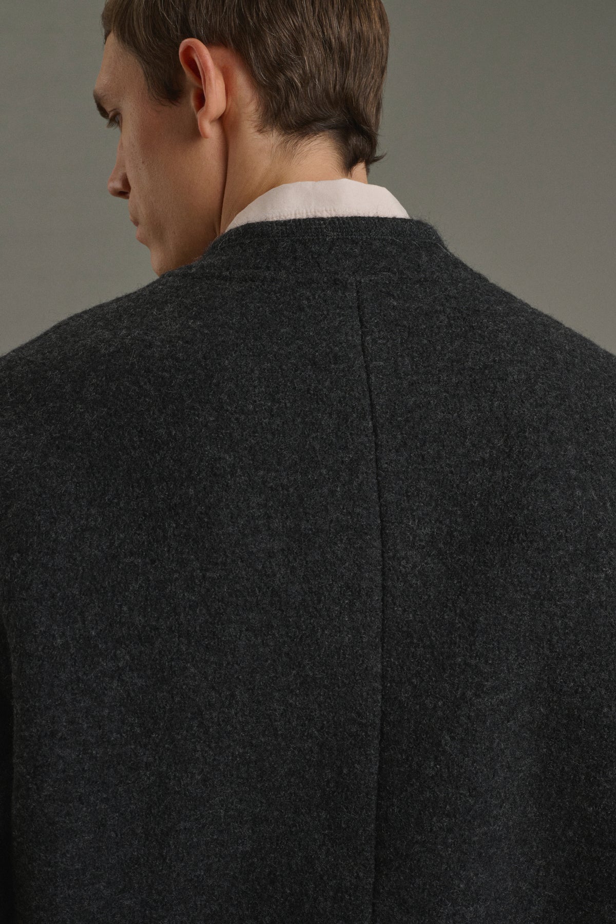Veste Aliocha - Gris Anthracite - Laine - Homme vue 7