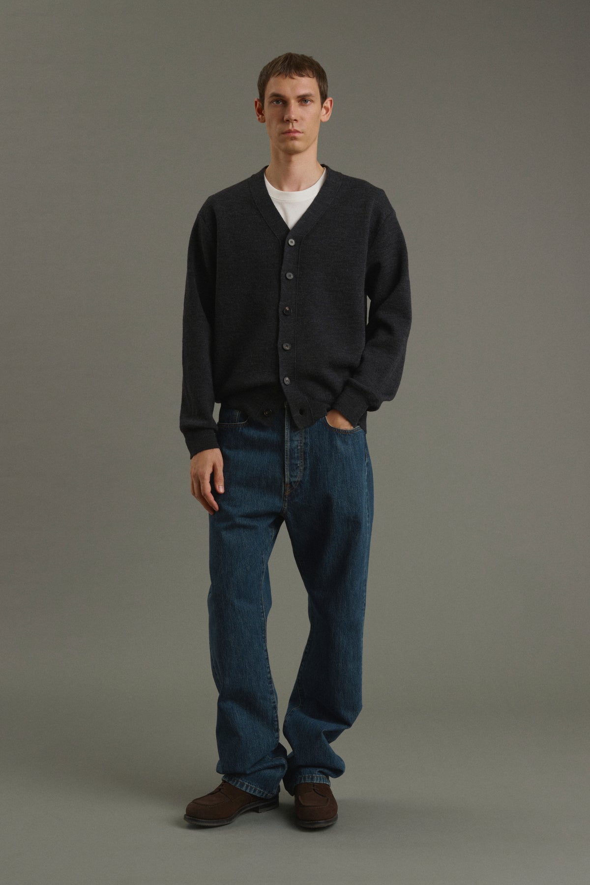 Jean Tom - Denim Bleu Délavé - Coton - Homme vue 1