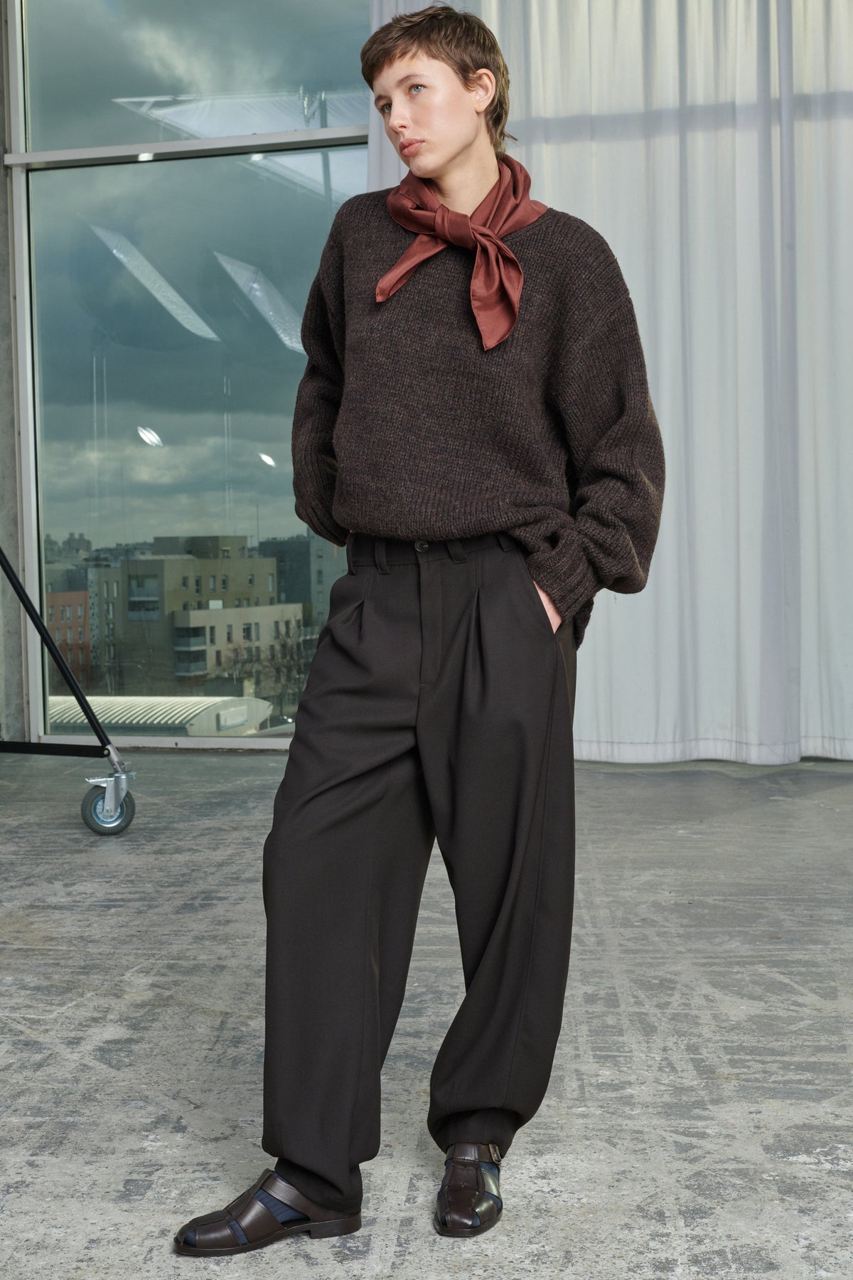 TROUSERS TIMON CHARCOAL