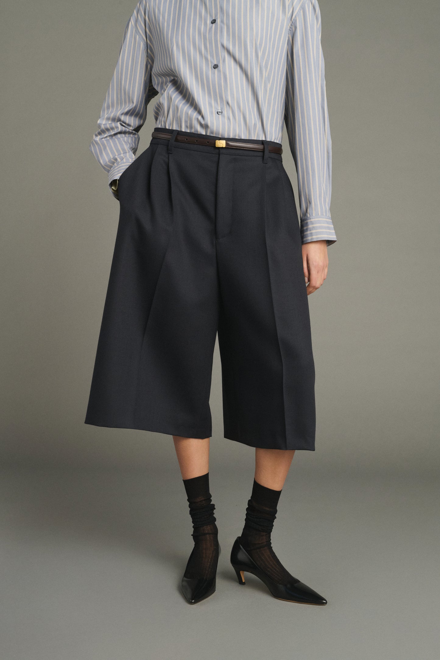 Bermuda Jude - Deep Navy - Lana - Mujer