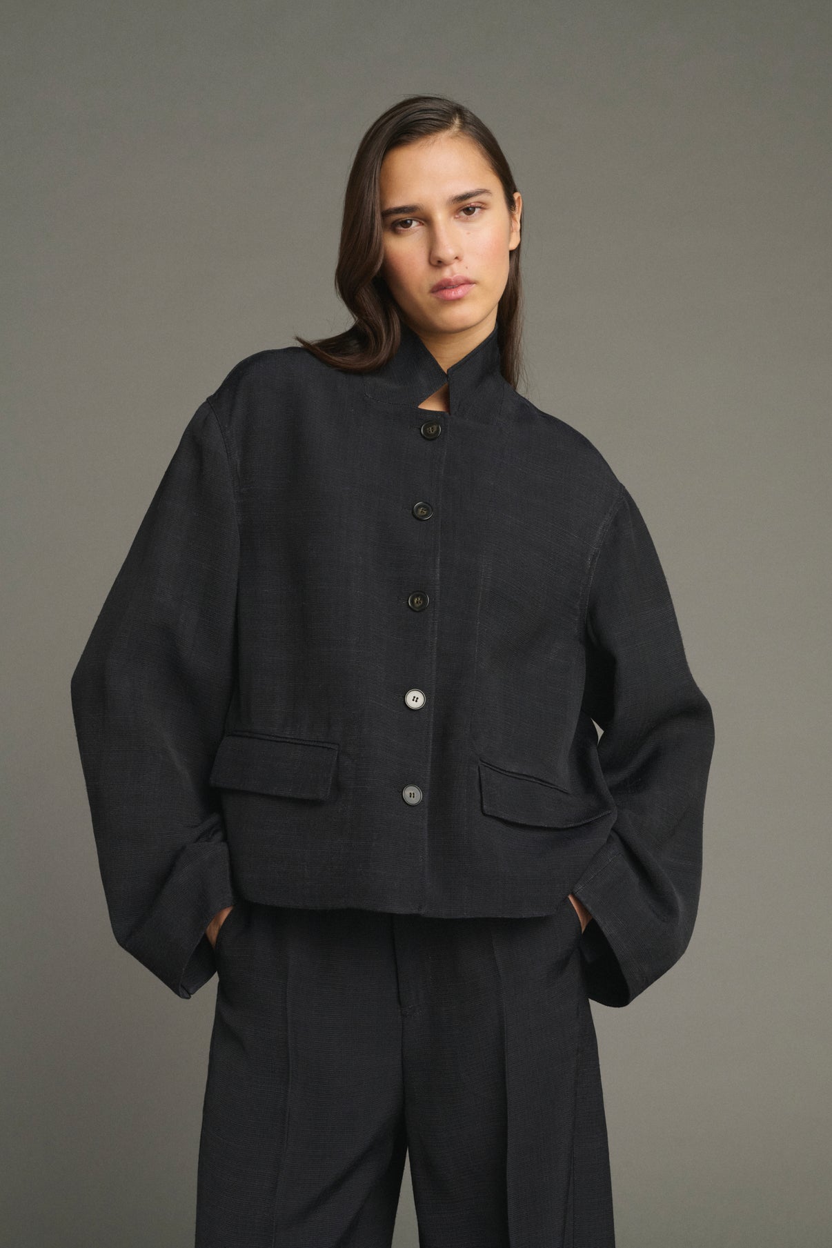 Chaqueta Houria - Negro - Mujer vue 3