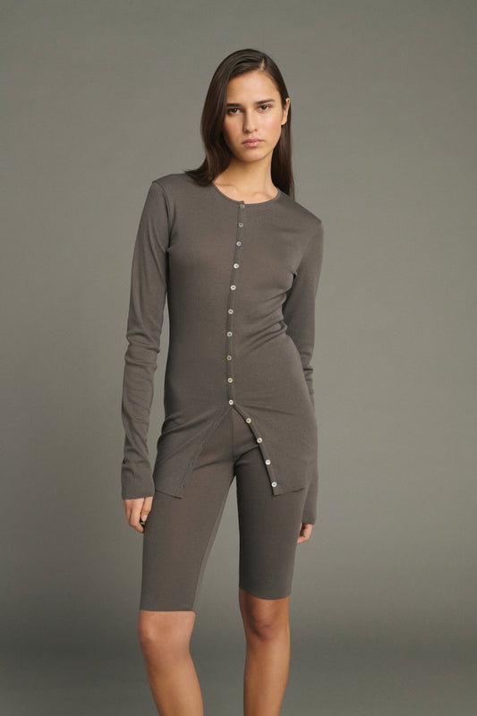 Pantalón corto Lio - Incienso - Algodón - Mujer