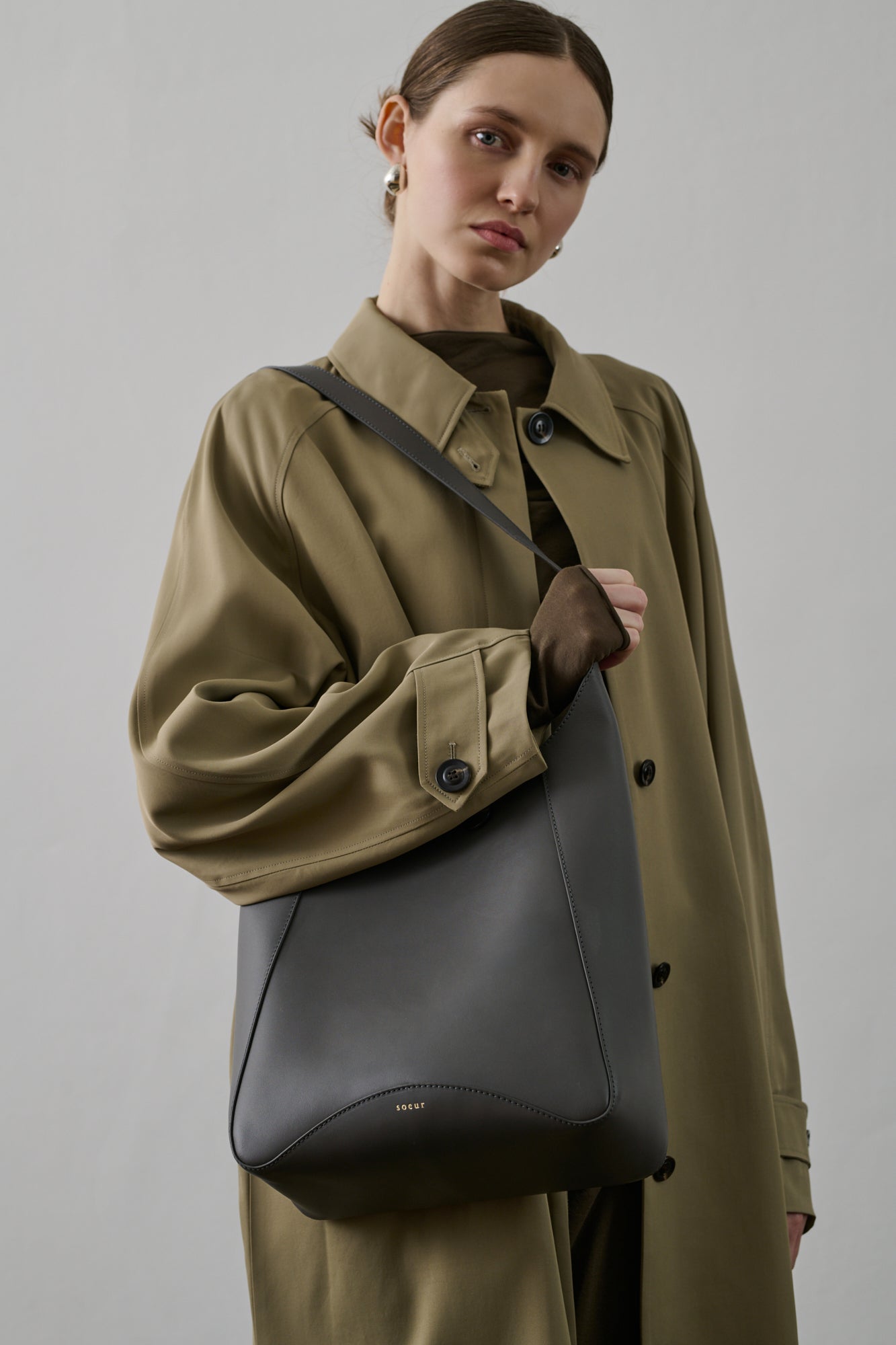 Sac Uma - Graphite - Cuir - Femme