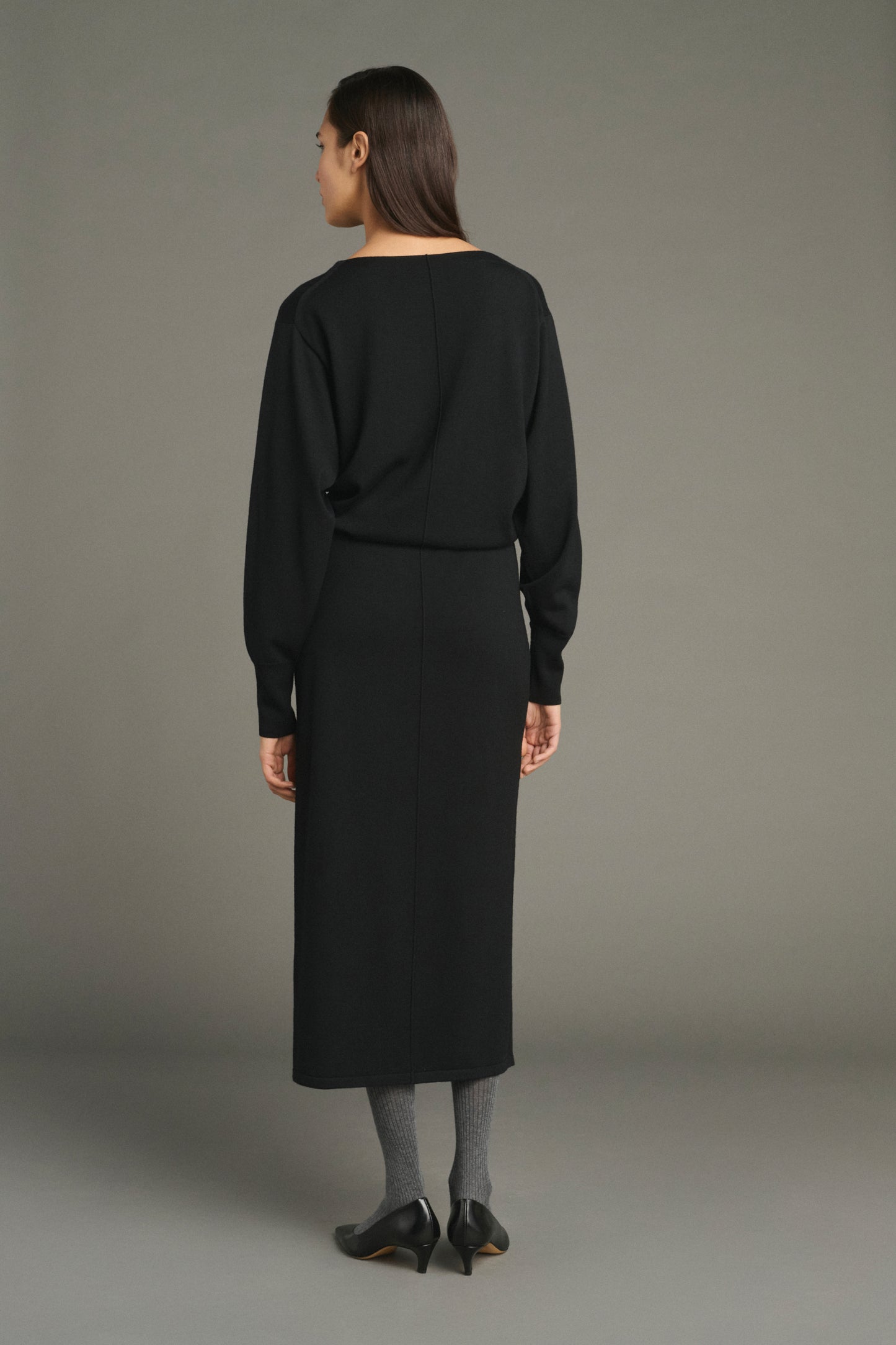 Vestido Kathleen - Negro - Lana Merino - Mujer