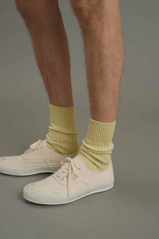 Chaussettes Barth - Jaune Pâle - Coton - Homme