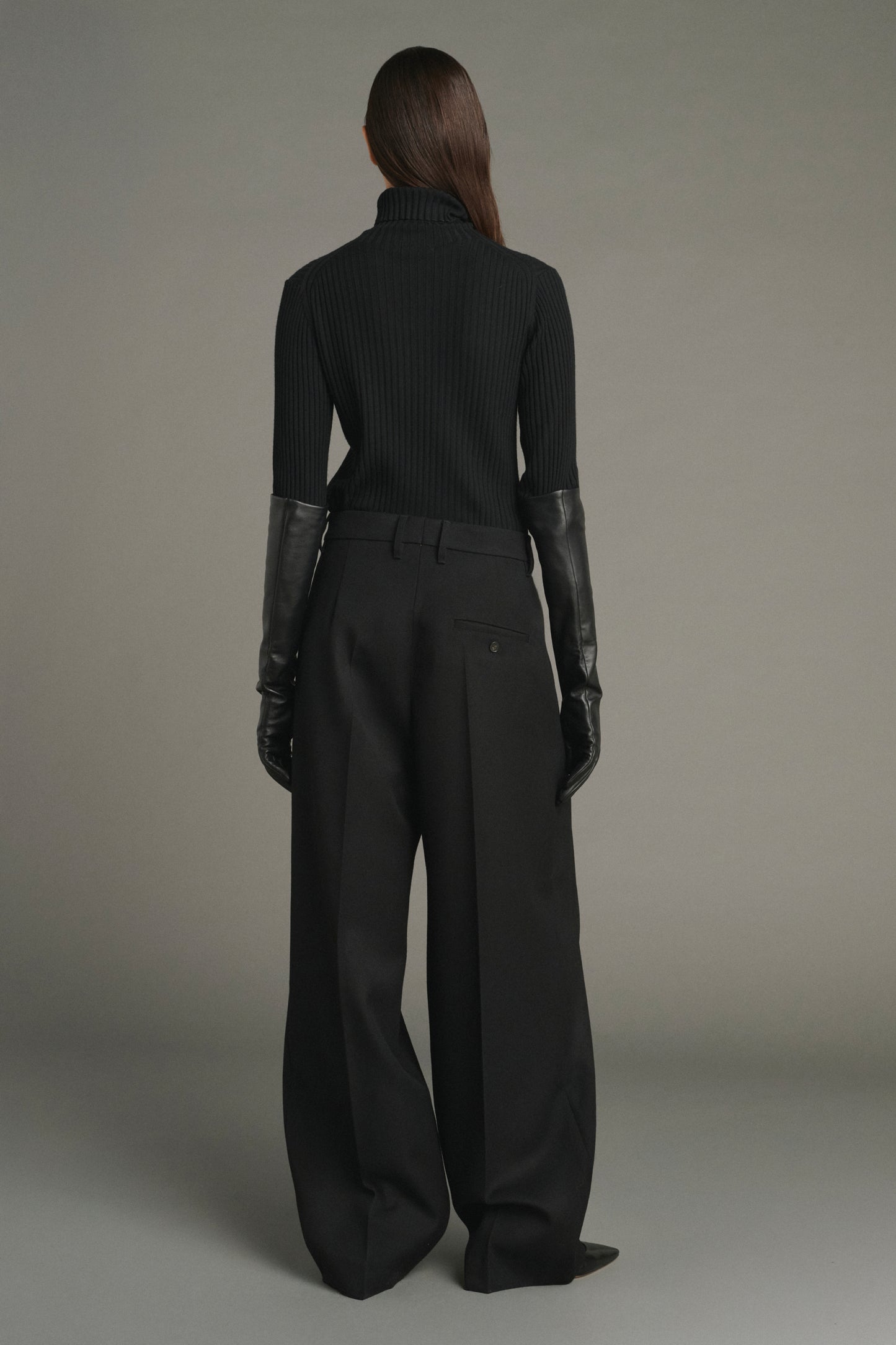 Pullover Filao - Black - Merino Wool - Women