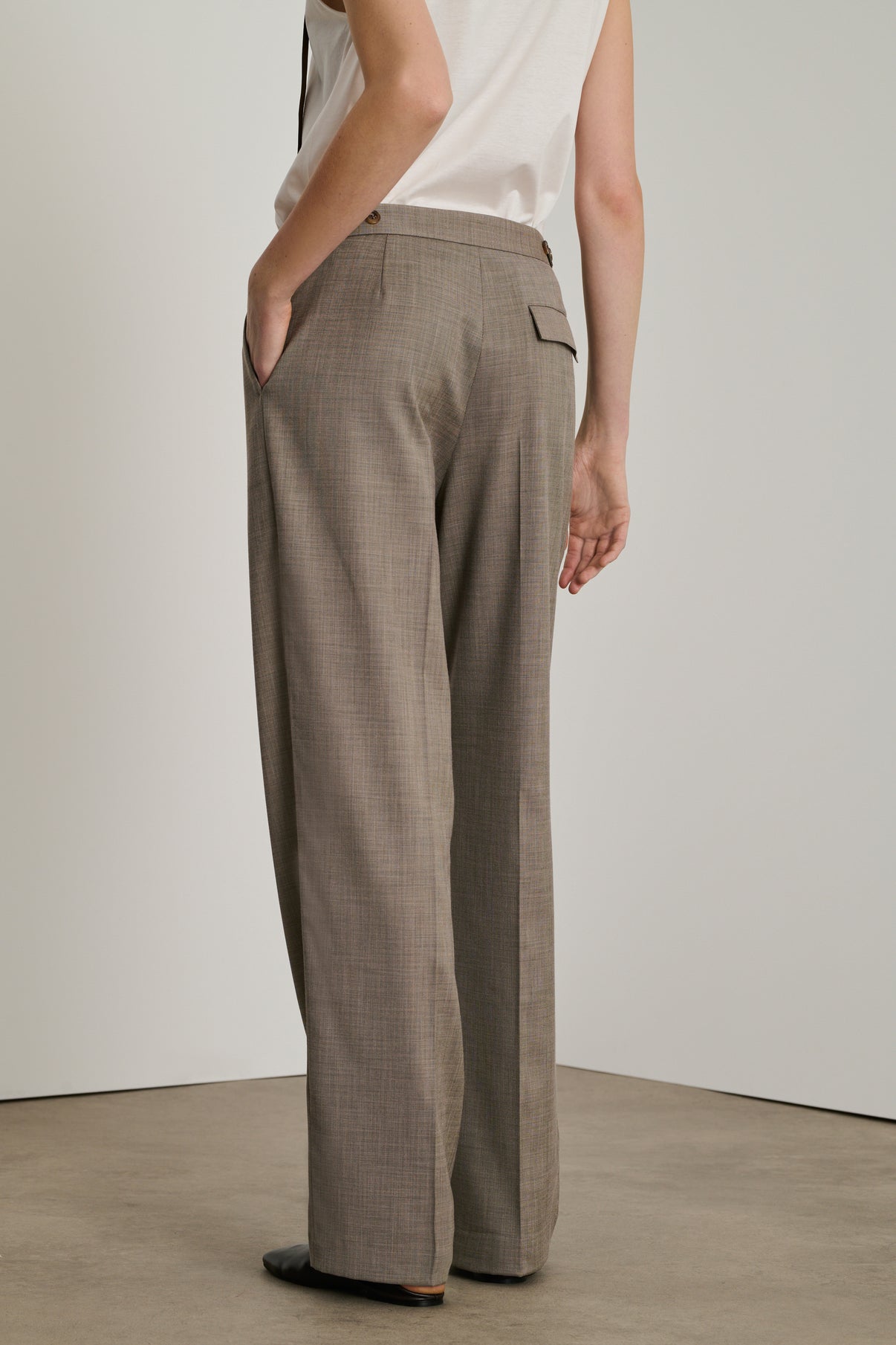 Pantalon Sulpice - Gris/Beige - Femme vue 4