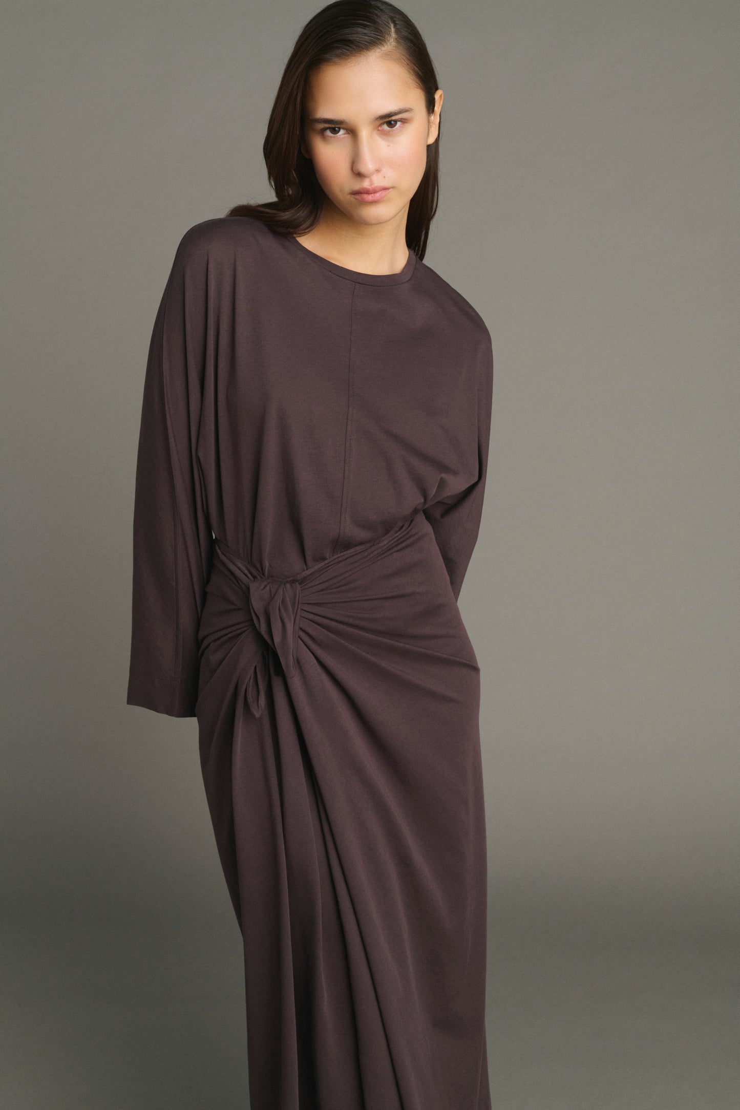 Camiseta Luca - Chocolate - Algodón - Mujer