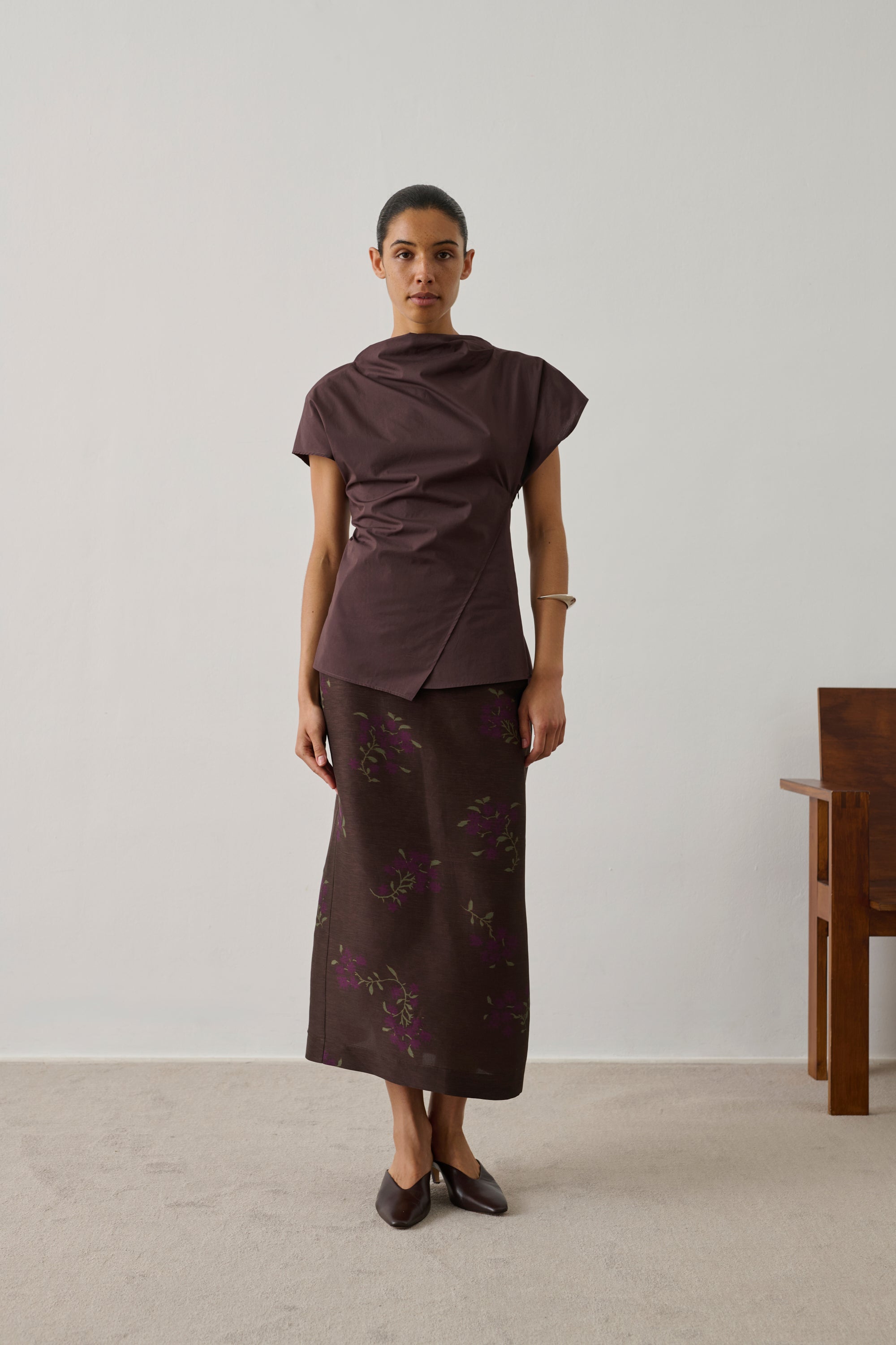 【専用】france soeur paris flower blouse Chic and Fluid High-End Cotton Blouses for Women - Soeur