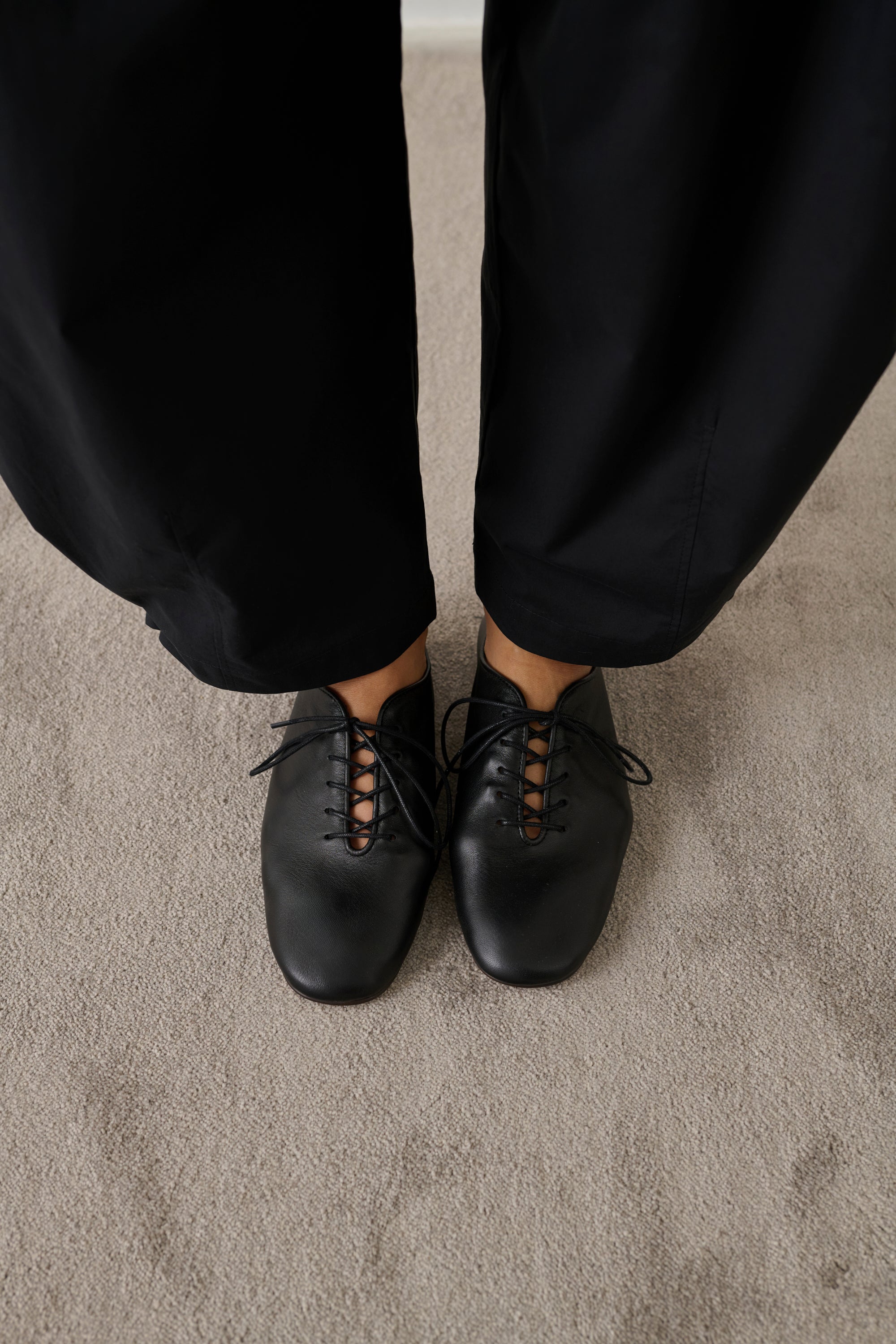 Derbies Orso - Black Soft Leather Women - Soeur