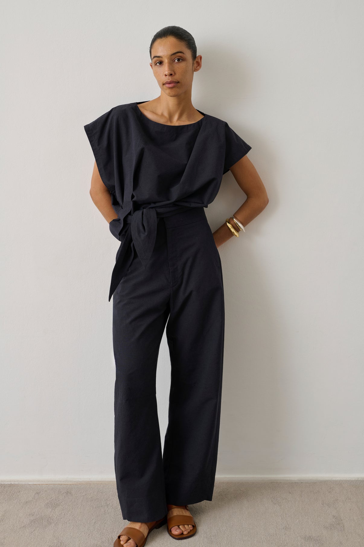 Blouse Itea - Bleu Nuit - Femme vue 1