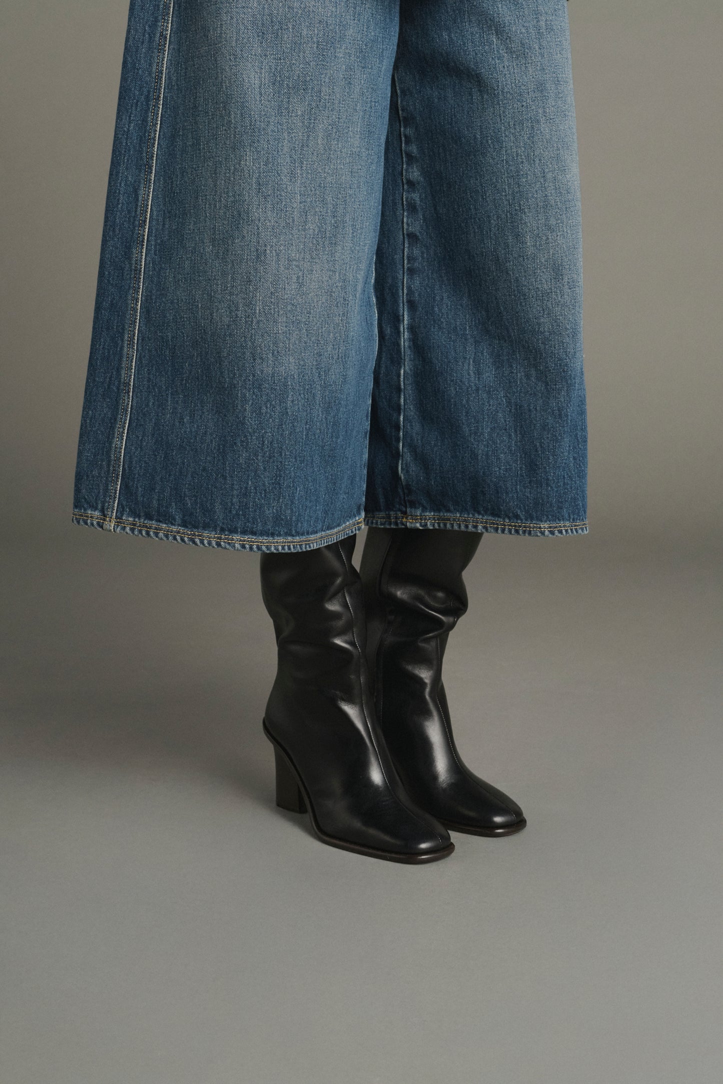 Bottes Livia - Noir - Cuir - Femme