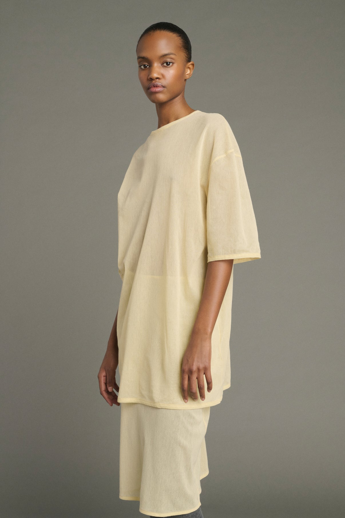 Tee-Shirt Joly - Beurre - Coton - Femme vue 3