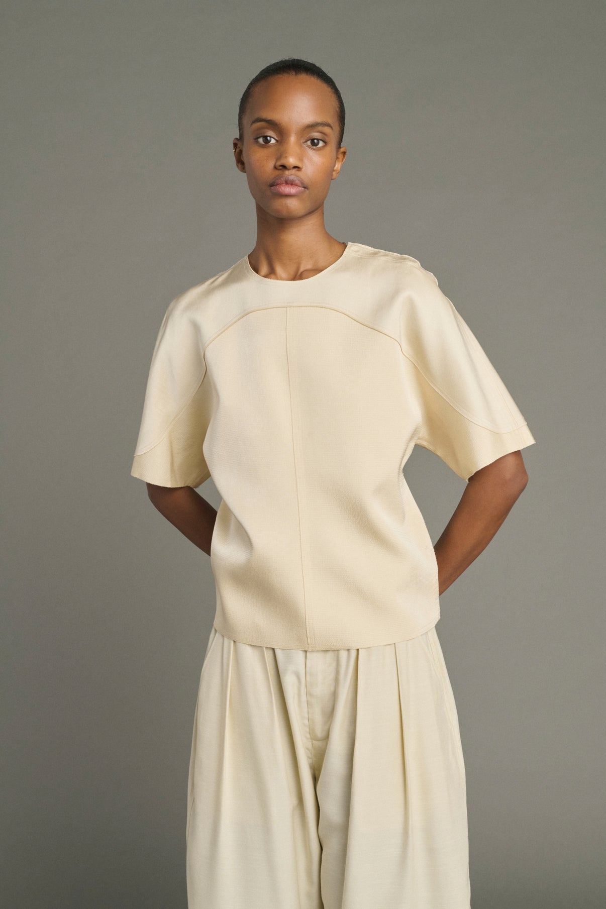 Pull Uzel - Noir - Laine - Femme vue 1