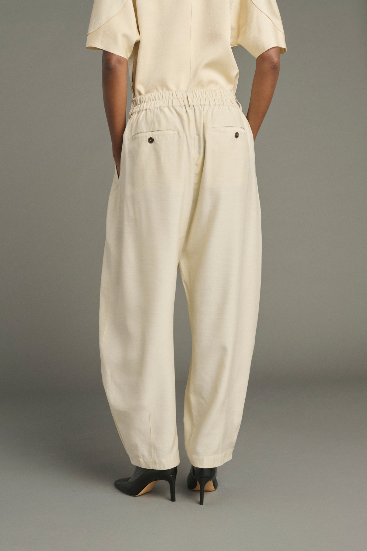 Vernon trousers - Ecru - Women vue 4