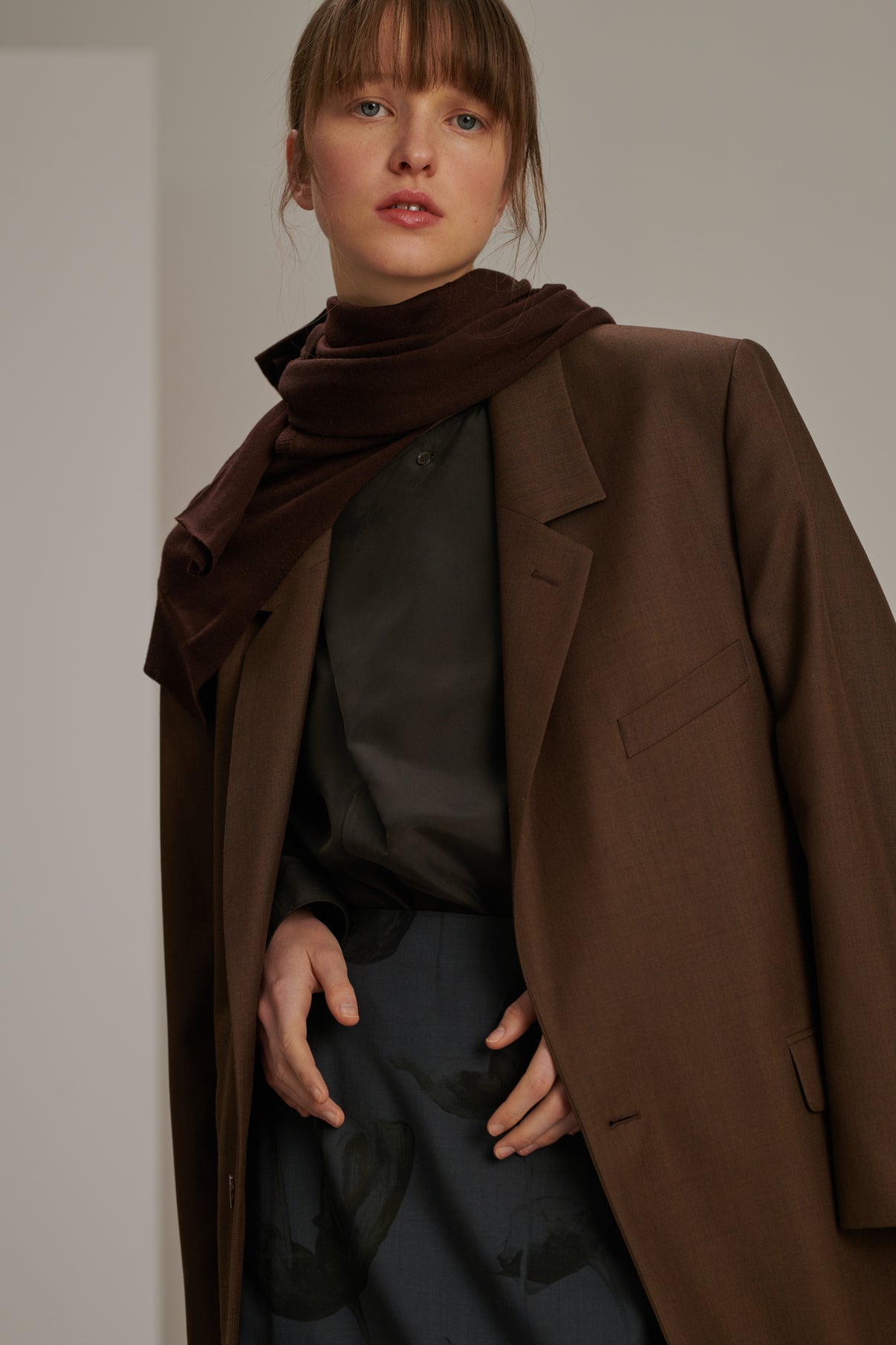 Manteau Alceste - Tabac - Femme vue 2