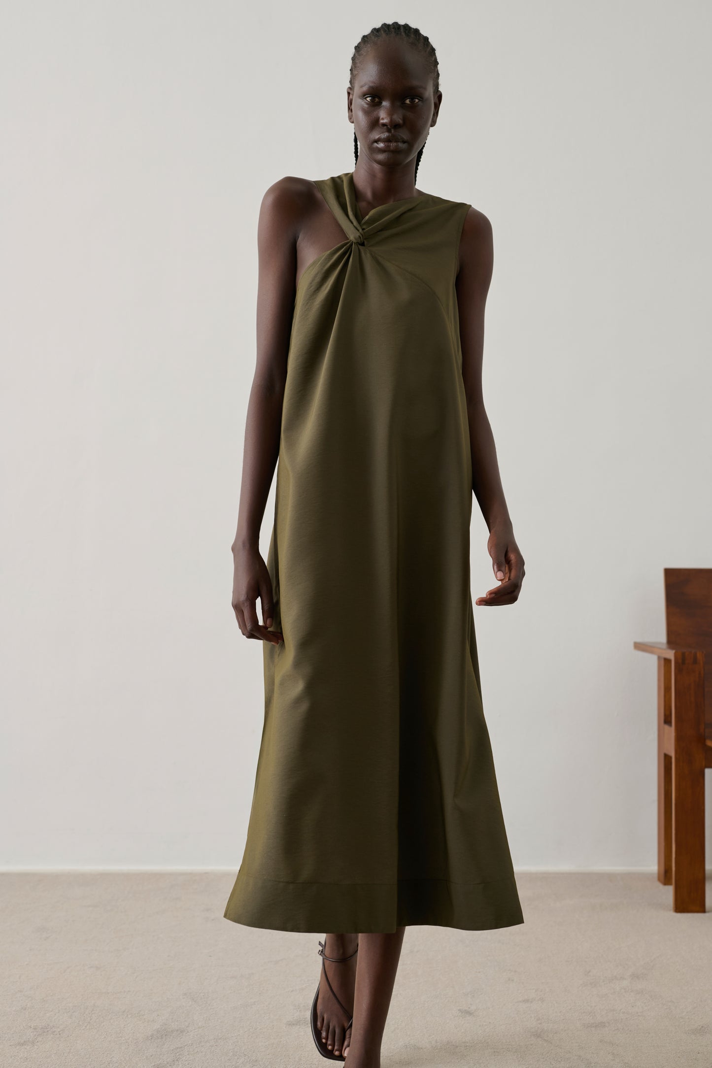 Soeur Dress Emna Khaki Khaki Woman