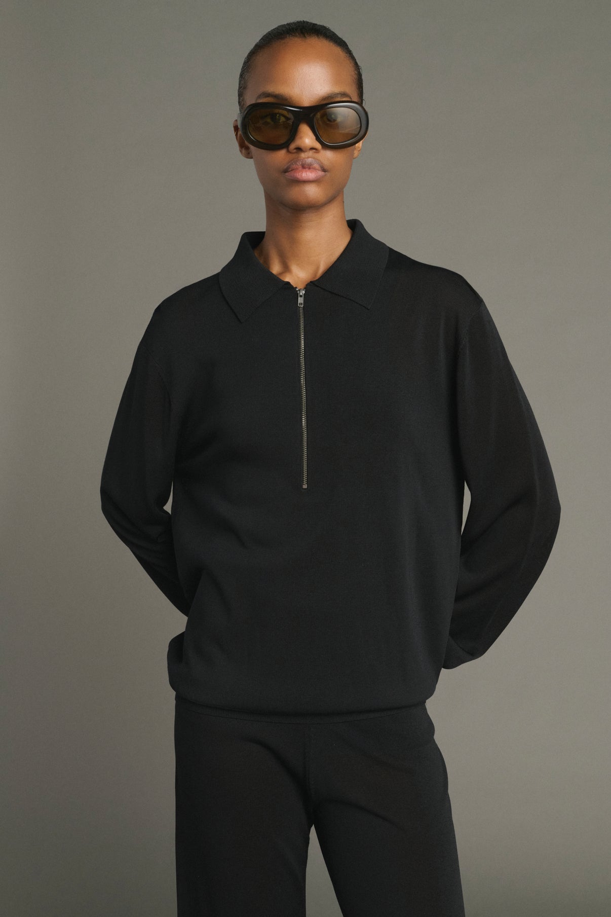 Jersey Kara - Negro - Mujer vue 3