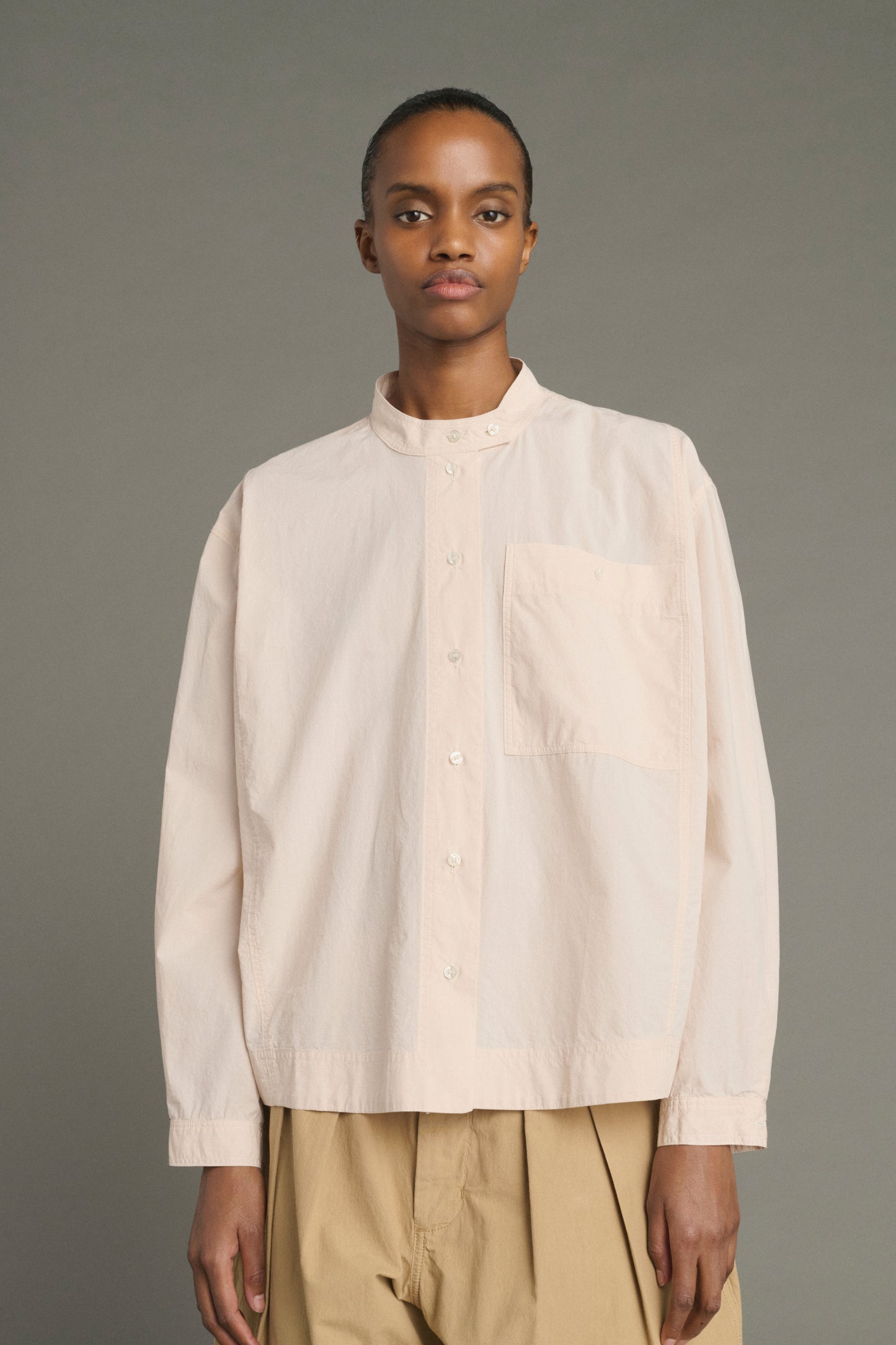 Camisa Chypre - Beige empolvado - Algodón - Mujer