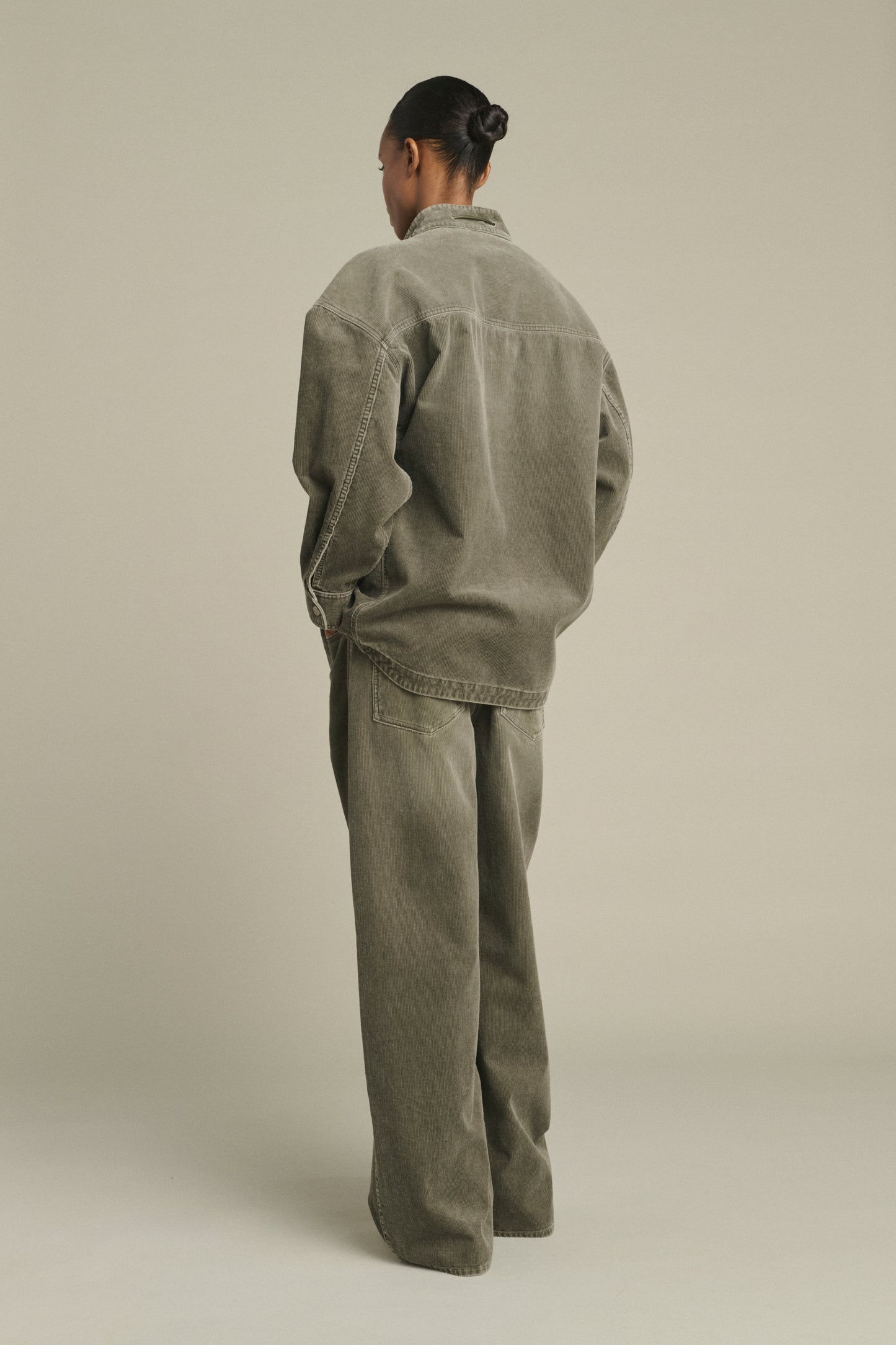 Camisa Lima - Gris - Algodón - Mujer