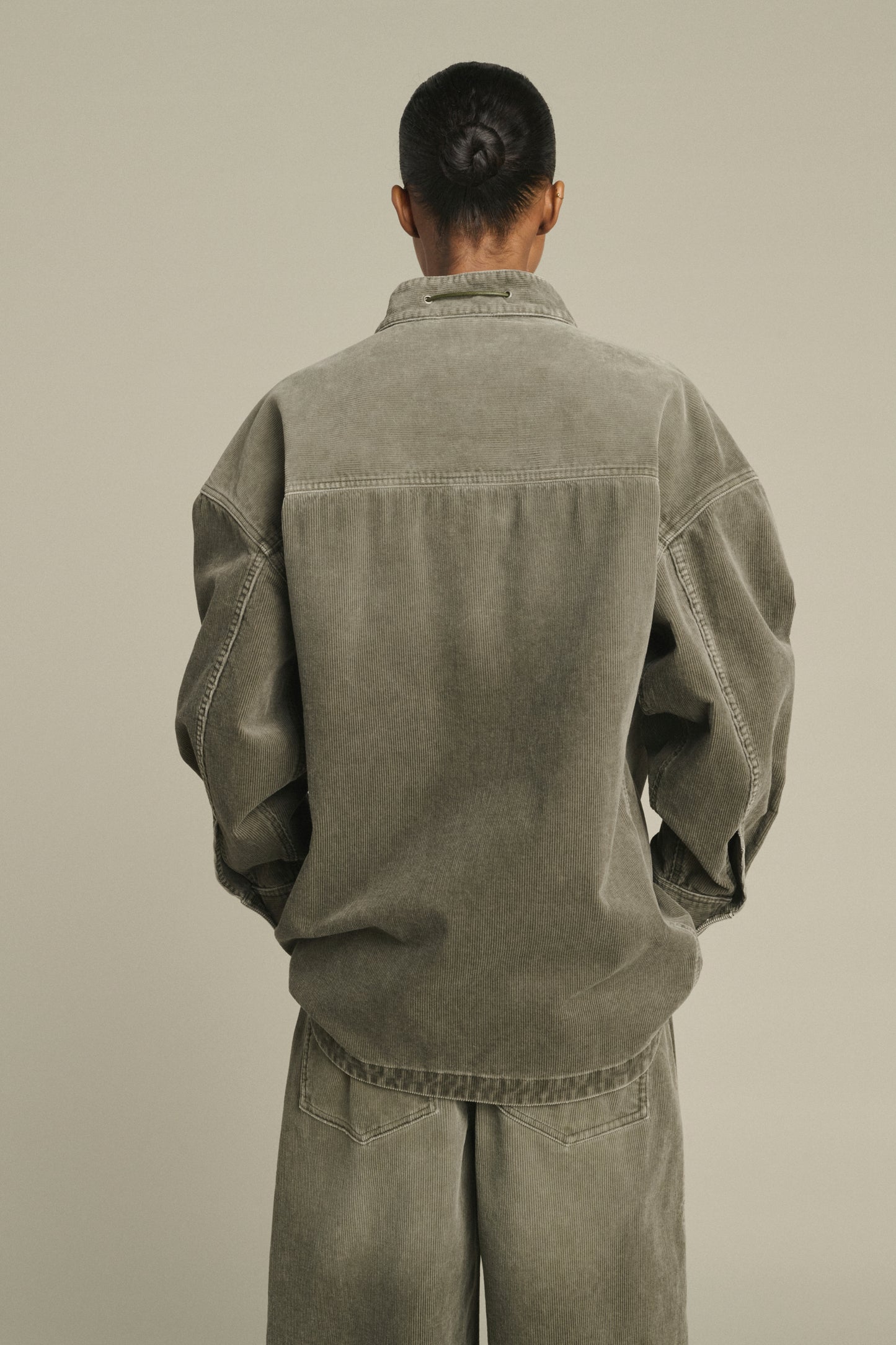 Camisa Lima - Gris - Algodón - Mujer